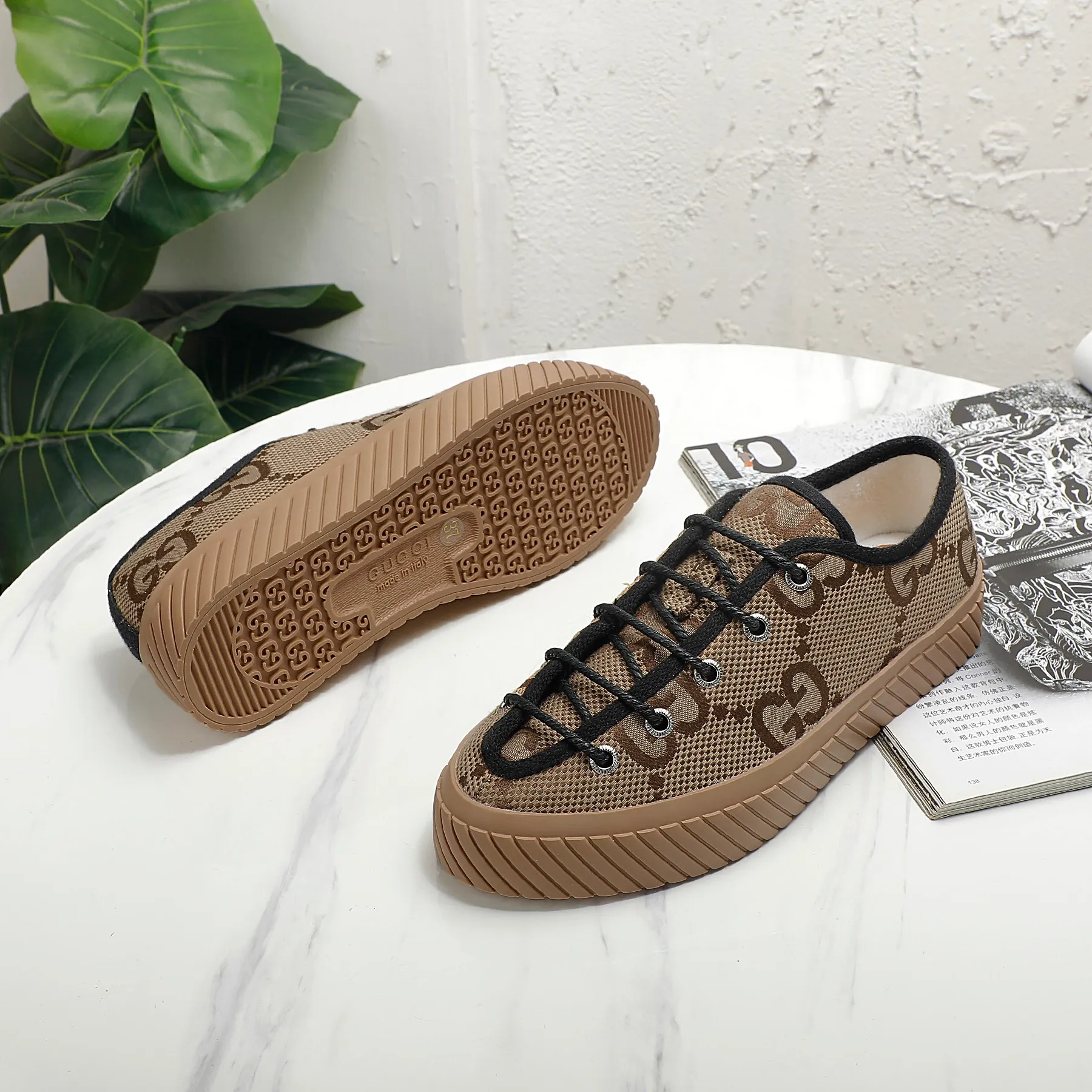 👟👟Ex-factory price 420👟👟 Men's size +10 GUCCI, couple style, other colors also available, you can also place an order with pictures